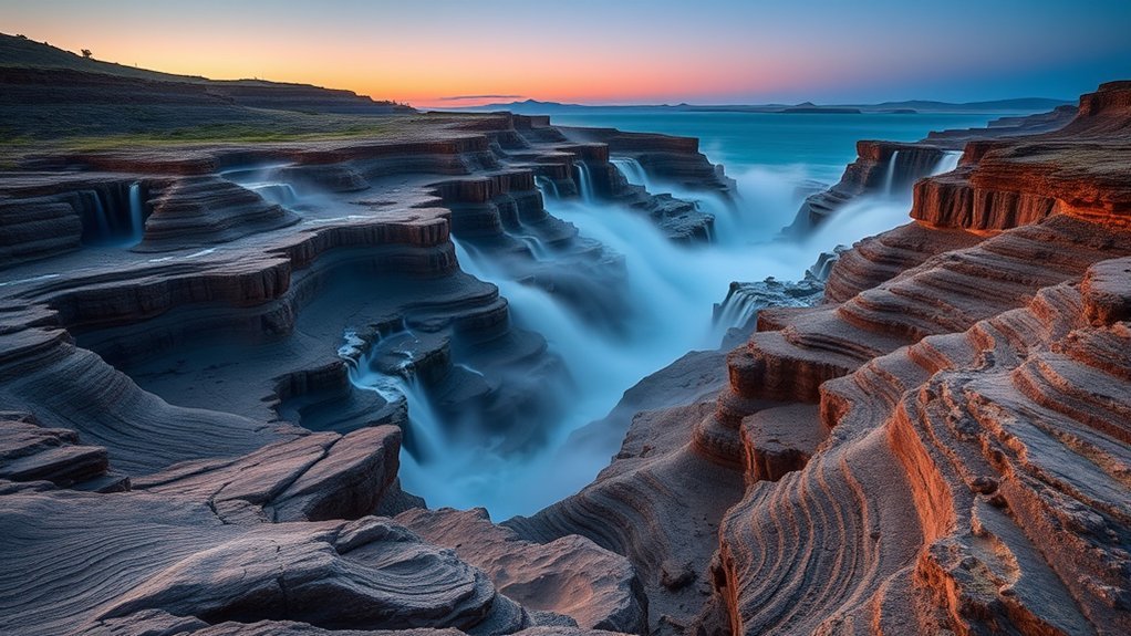 glacial floods reshape scablands landscape at Dry Falls