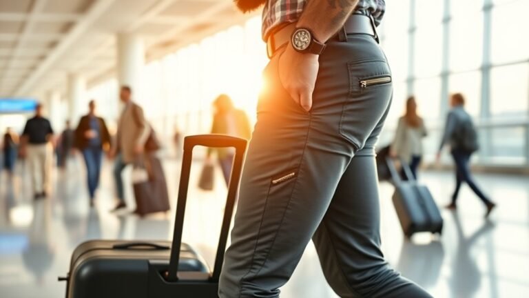 hidden pocket travel pants