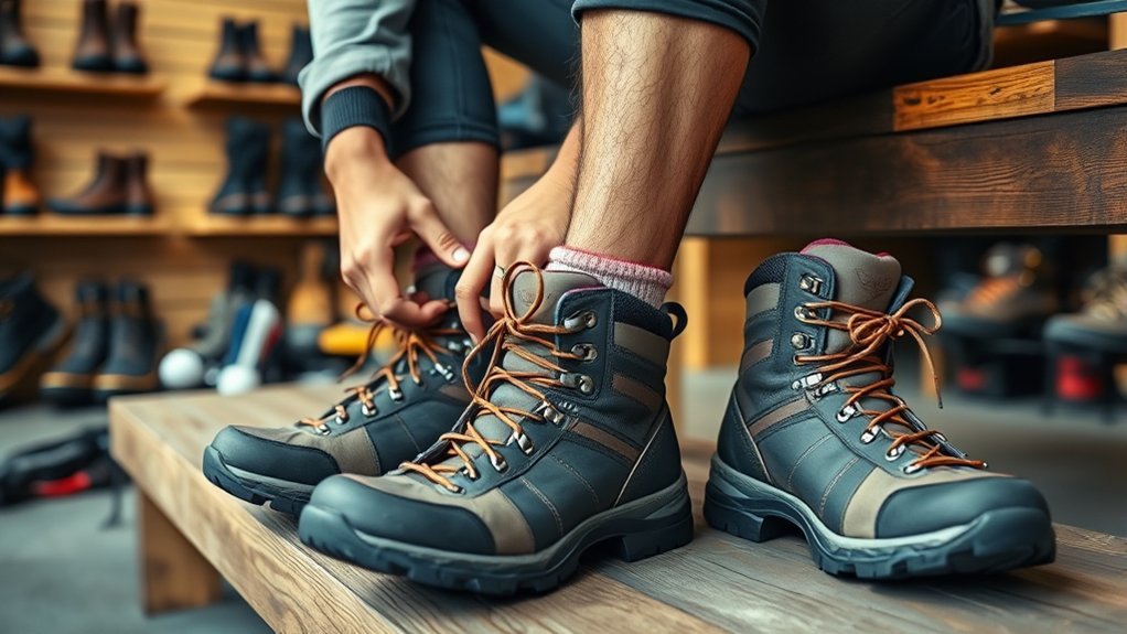 For Hiking Loose Shoe Is Ok Or Tight Shoe: Everything You Need to Know Testing hiking shoe fit while wearing trail socks on an incline