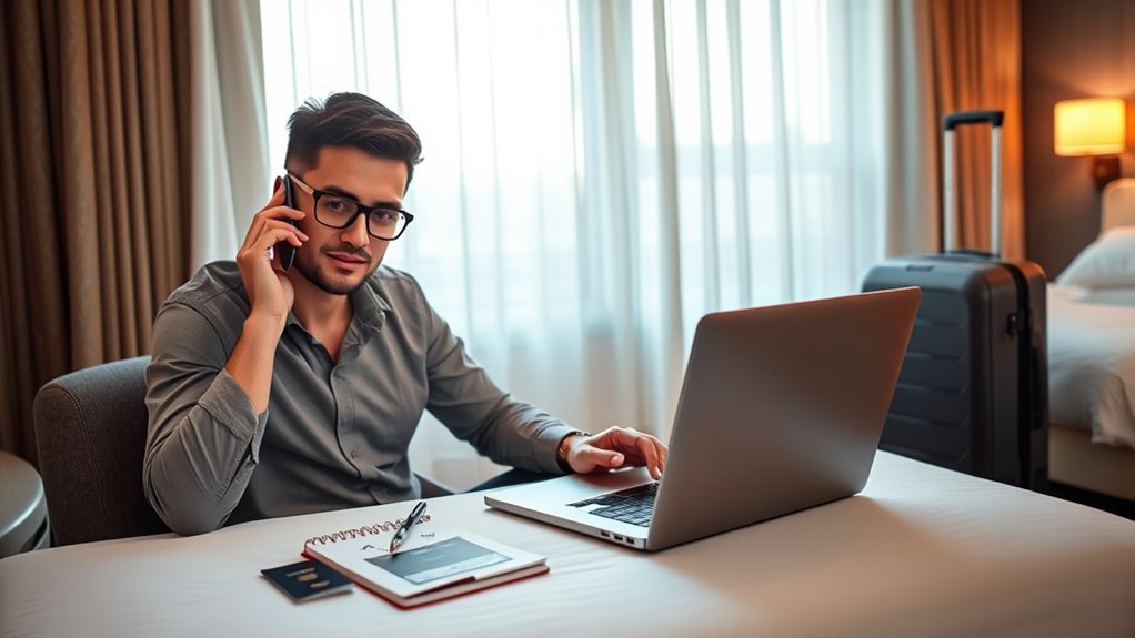 Hotels.com customer service numbers displayed on official portal