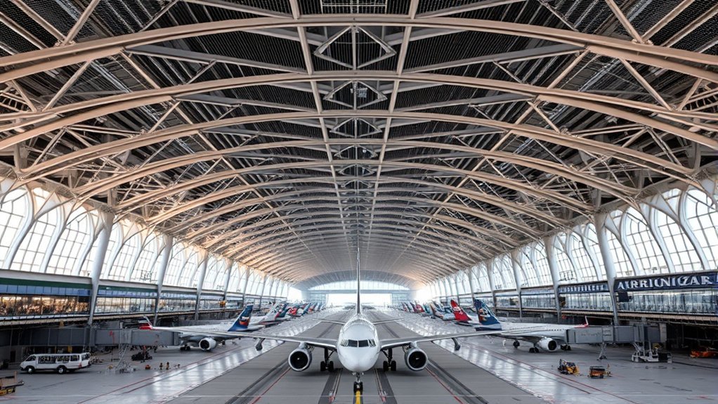 Hub-and-spoke and point-to-point airline network comparison