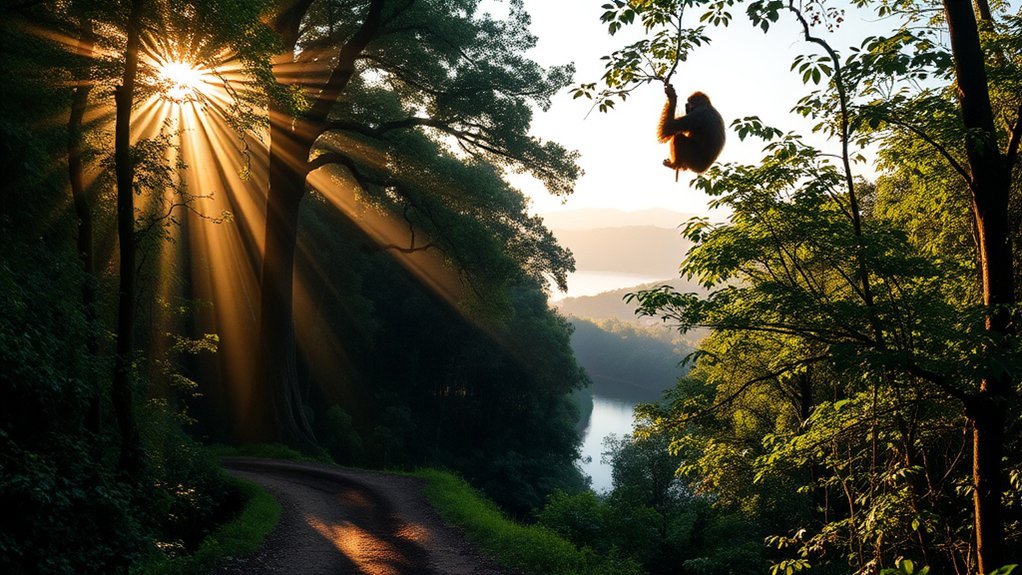 Rainforest trekking and wildlife viewing in Southern Borneo
