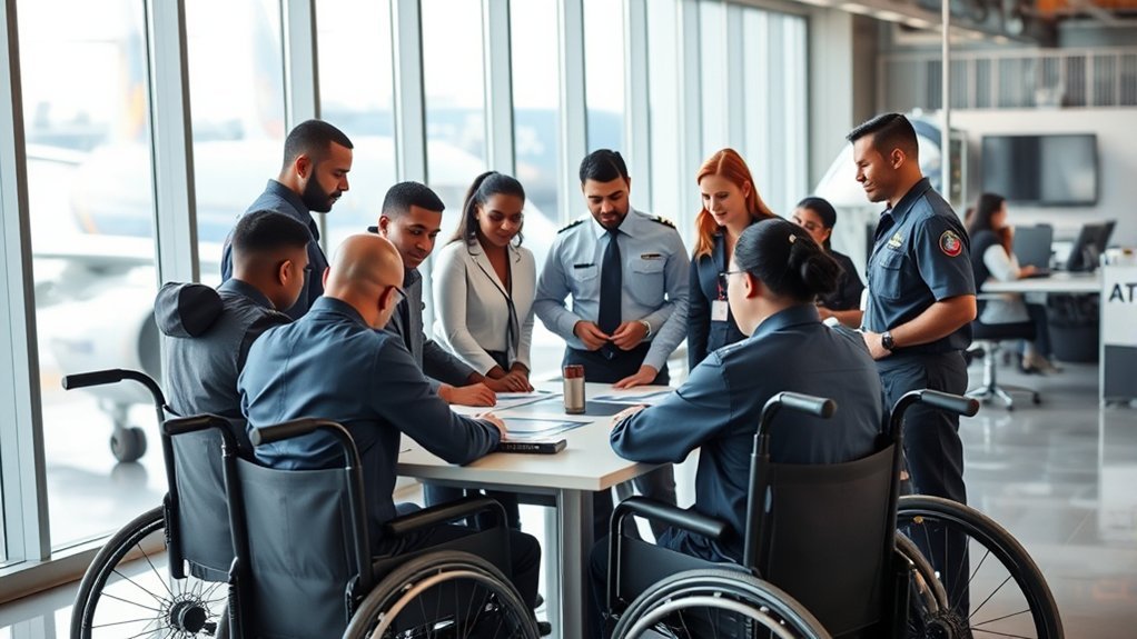 Inclusive airline recruitment, training, and employee mentorship