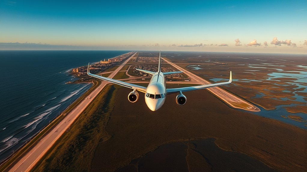 How to Fly Into St. Augustine 2026: Airport Options Map comparing Jacksonville International Airport and Daytona Beach International Airport near St. Augustine, Florida