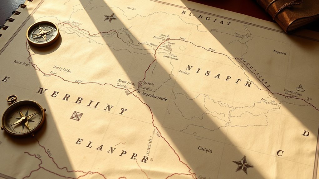 Complete Exodus Route Guide: Map, Stops & Timeline Illustrated reconstruction of a proposed biblical Exodus route from Egypt toward Canaan