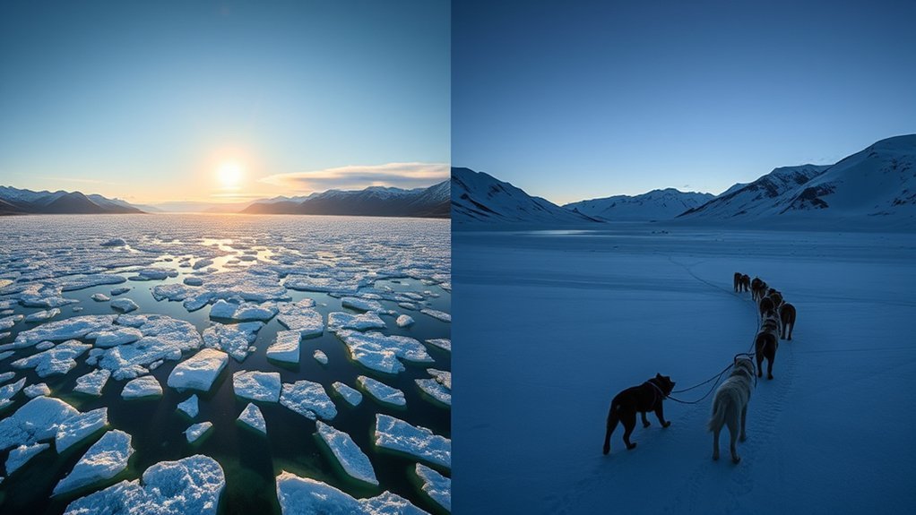 June Arctic landscape, wildlife, and continuous daylight in Svalbard