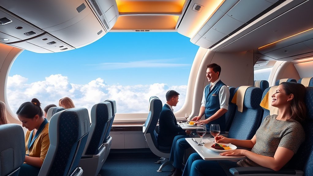 Singapore Airlines premium cabin travel experience