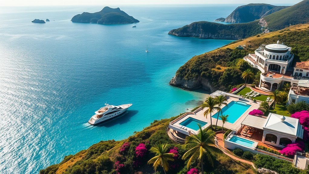 Peak Season Prices For Villas In Sat Barts Island: Everything You Need to Know Luxury St. Barts villa overlooking the coast during peak season