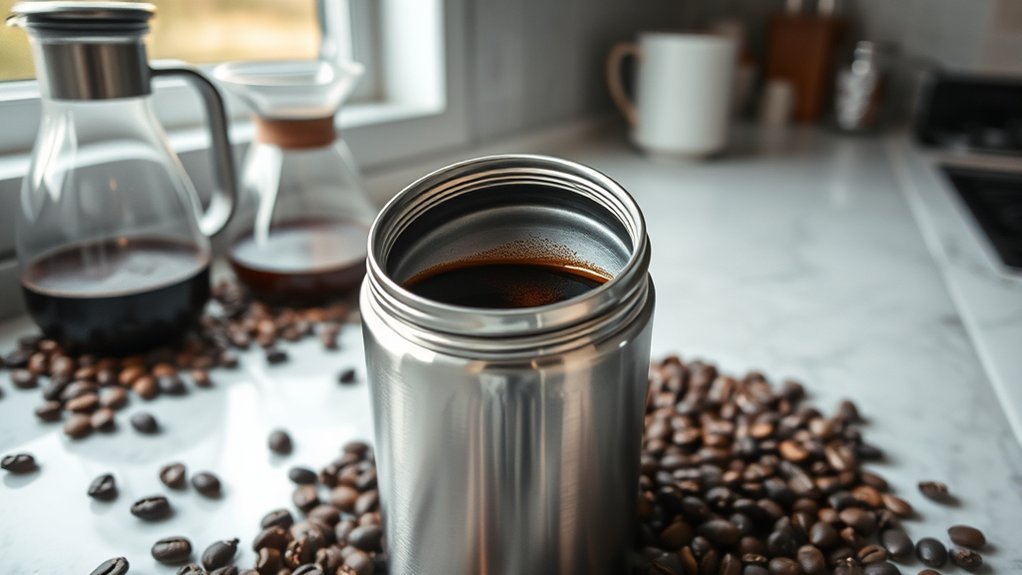 Stainless steel thermos liner and factors that affect manganese and metal release