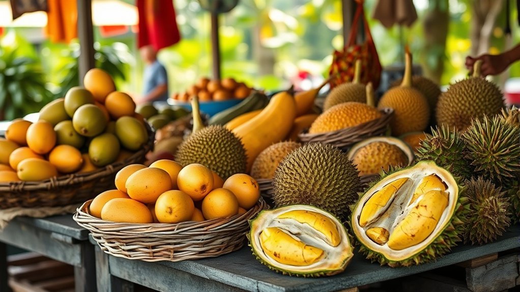 Cambodian Fruit Name: Everything You Need to Know mango jackfruit and durian