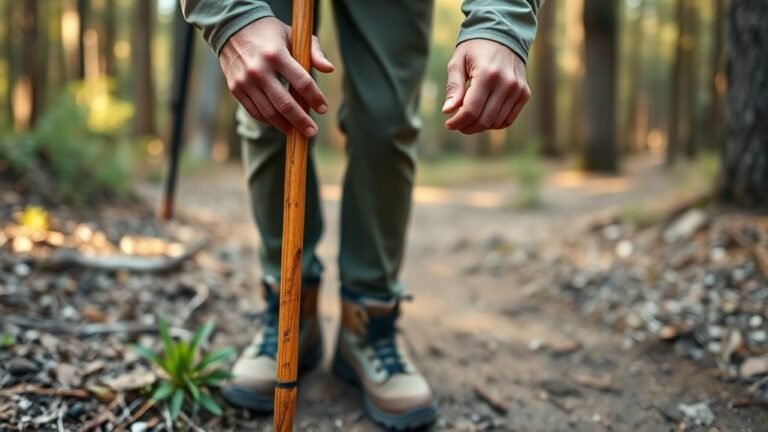 measuring walking staff length
