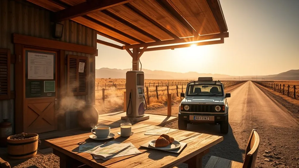 Food and refreshment stops on a Los Angeles to San Diego road trip