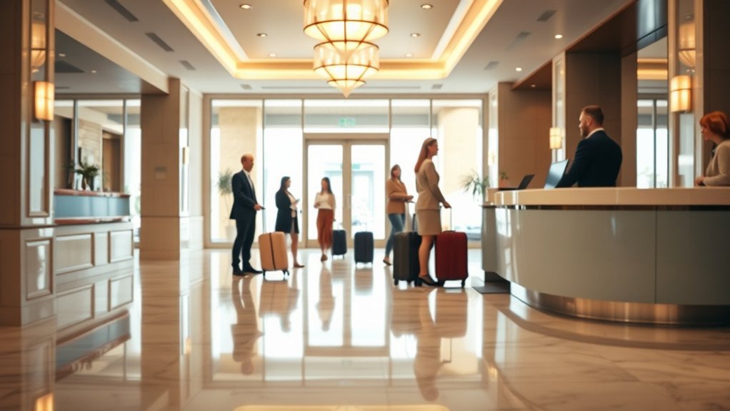 hotel guest checking the property's minimum check-in age