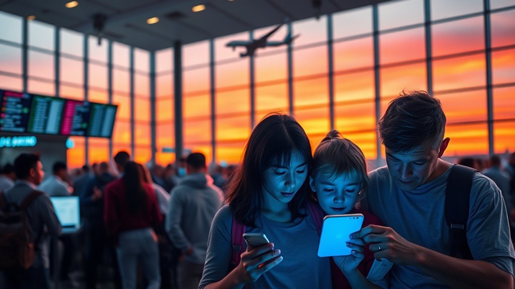 Traveler comparing flight prices and monitoring airfare changes