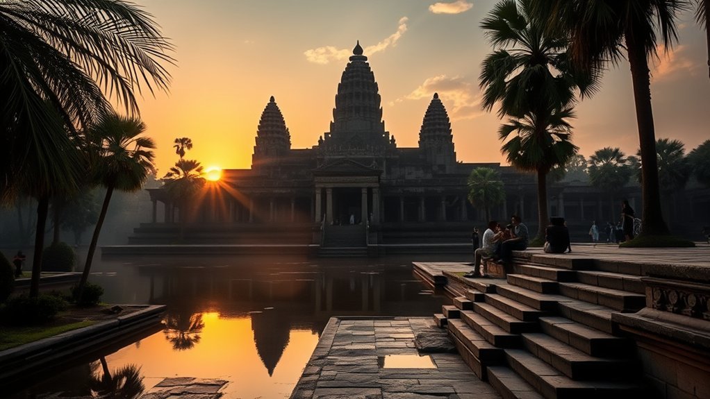 Angcotw: Everything You Need to Know Central towers and galleries of the Angkor Wat temple complex in Cambodia