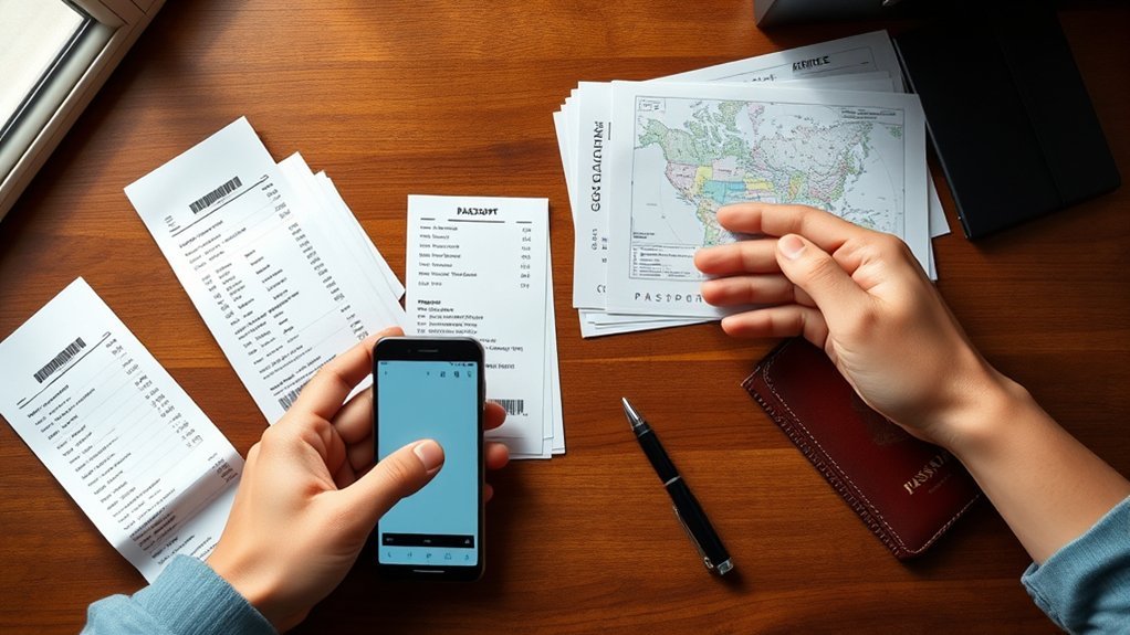 Airfare Pickup Receipt Gather: Distance & Travel Options Organizing, categorizing, and scanning business travel receipts