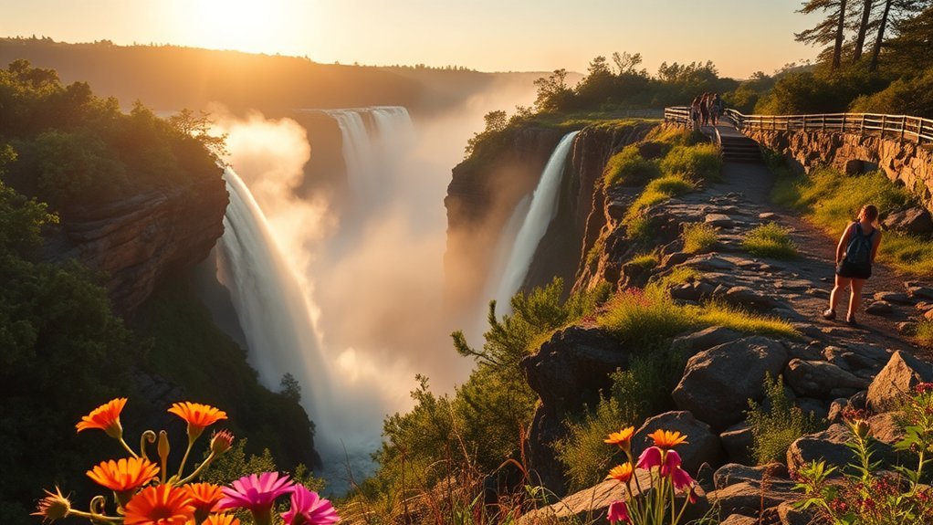 outdoor recreation and hiking near Dry Falls Washington