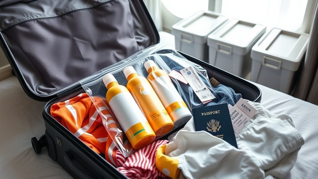 Spray Sunscreen Explode If You Take It On An Ai...: Everything You Need to Know Aerosol sunscreen packed securely inside a resealable travel bag