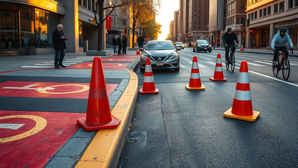 Car parked safely away from crosswalks, hydrants, and restricted zones