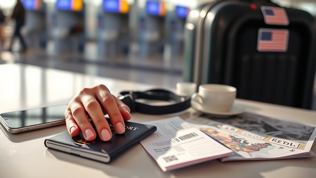 Does Pakistan Require 6 Month Validation Of Pas...: Everything You Need to Know traveler reviewing passport and United States reentry documents