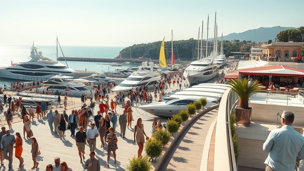 Travel calendar used to plan around major events on the Italian Riviera