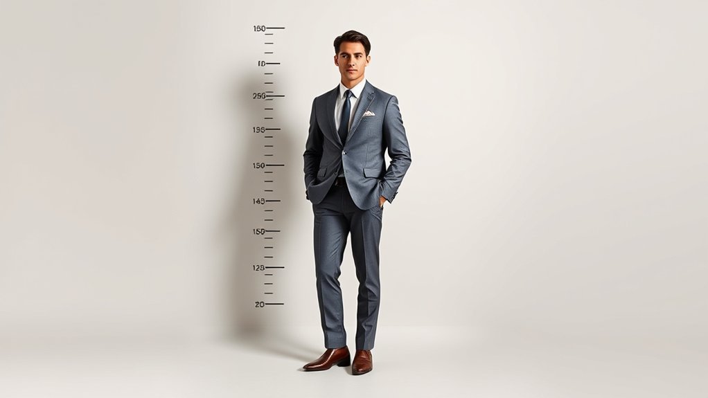 Illustration showing how Valentino's posture affects perceived height