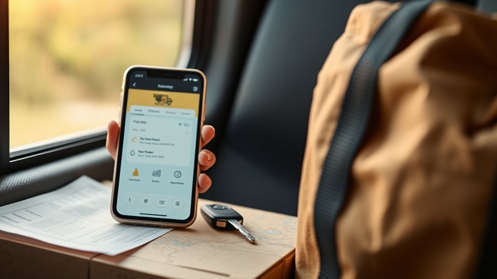 Driver delivery instructions screen input on smartphone app