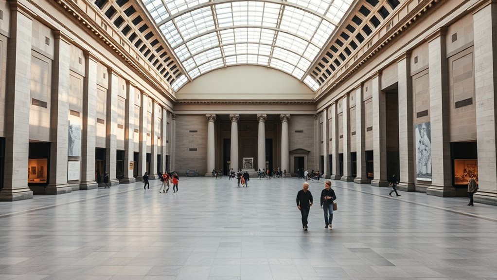 British Museum Least Busy Visit Days And Times: Everything You Need to Know Visitors exploring a quiet gallery inside the British Museum during morning off-peak hours