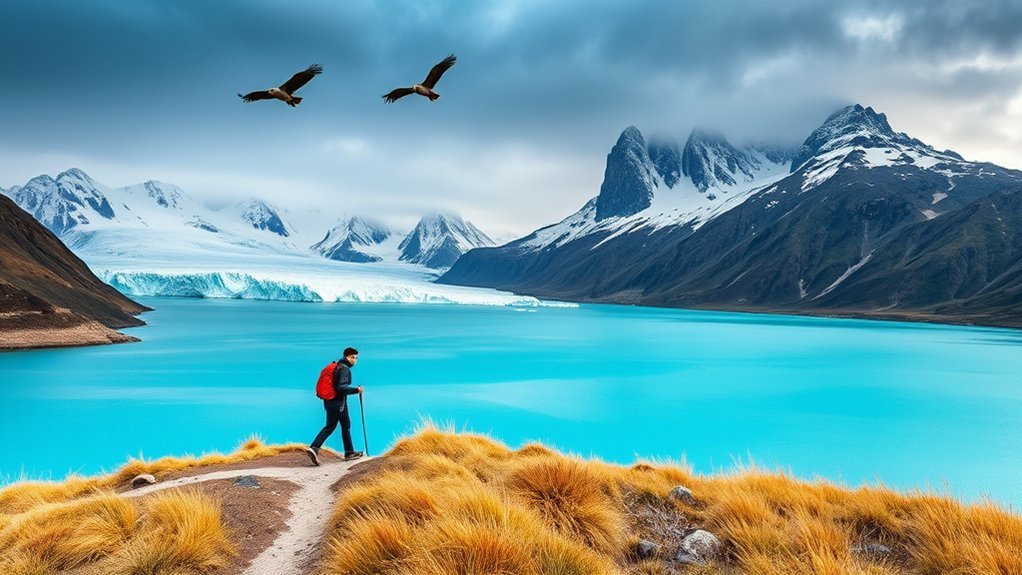 Quiet Patagonia hiking trail during a flexible shoulder-season trip