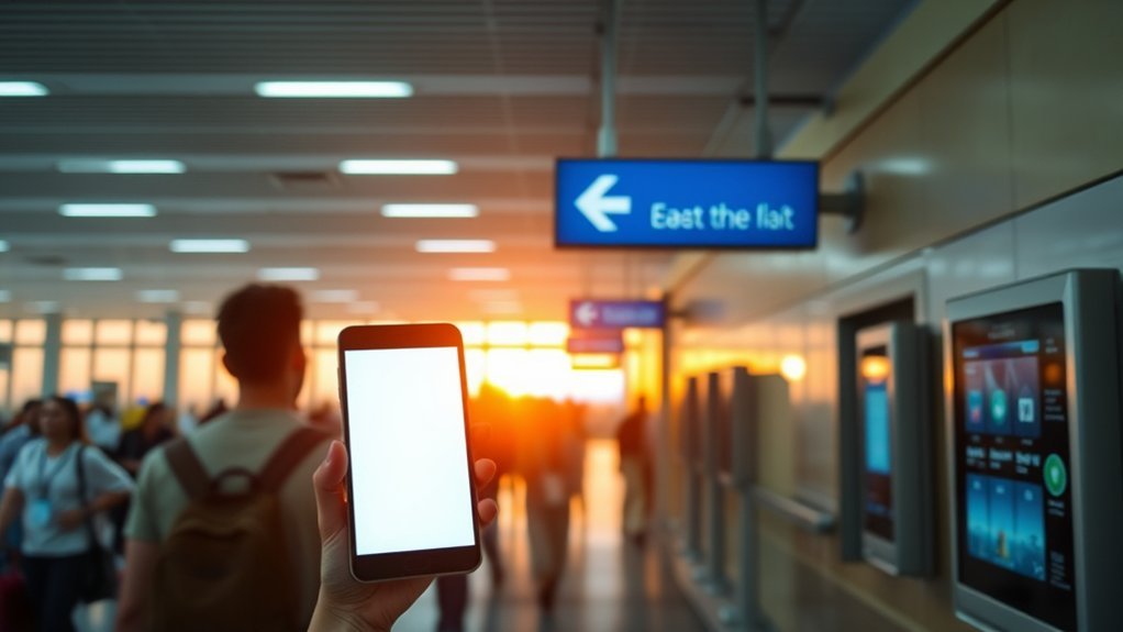 Reconnecting a device when Cancun Airport Wi-Fi stops working
