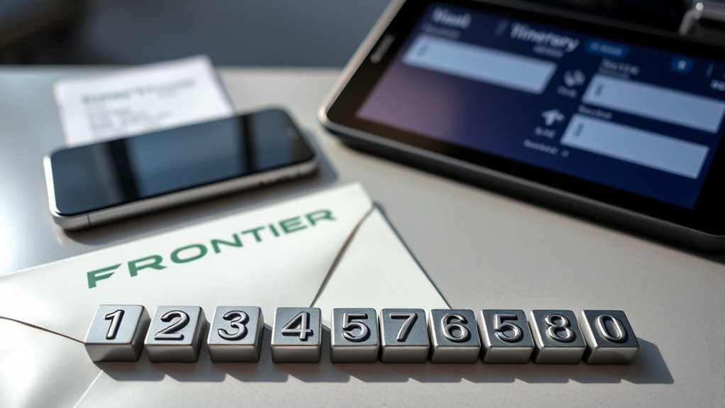Recovering a Frontier confirmation code and purchase receipt