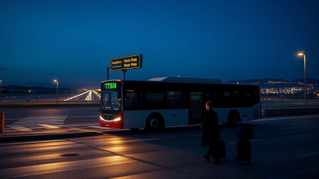 Athens Airport Express bus providing reliable 24-hour service