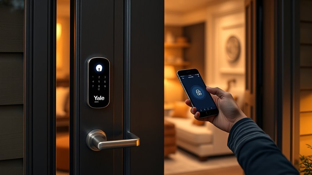 Remote access and guest-code controls in the Yale Access app