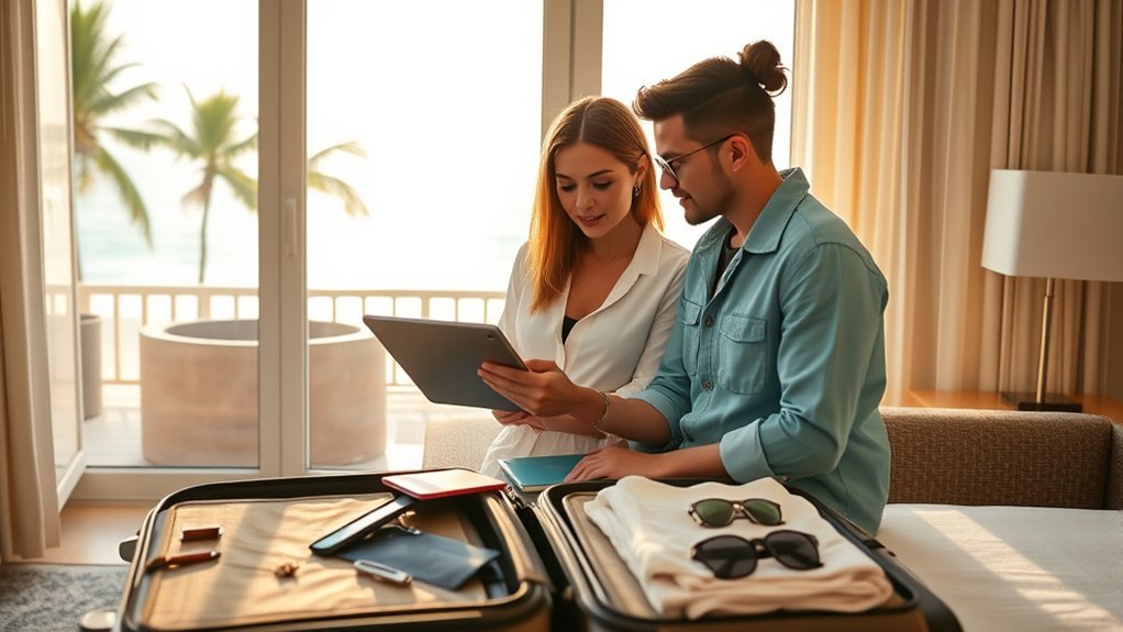 Expedia: Complete Travel Guide & Tips Traveler comparing eligible Expedia flight, hotel, and car package savings