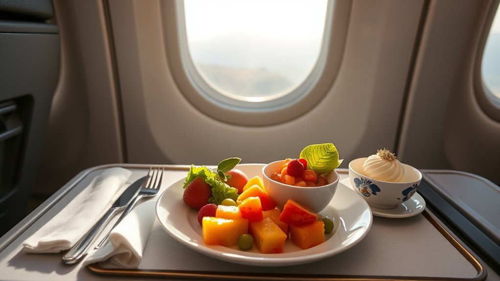 Hawaiian Airlines Food: Complete Guide for 2026 Hawaiian Airlines First Class meal presentation