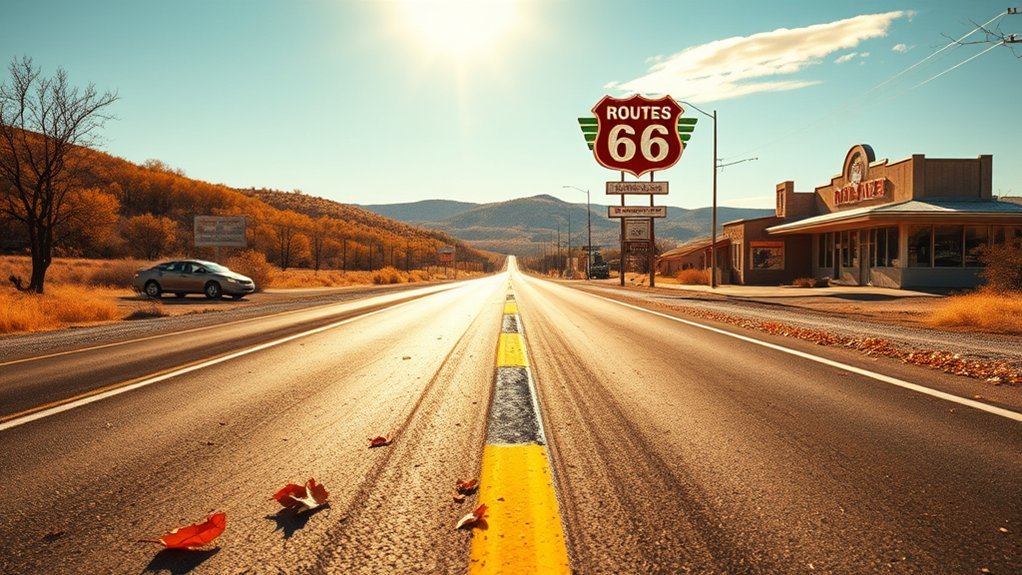 Besttime Of Year to Visit: Best Routes & Travel Tips Autumn road-trip scenery along the eastern Route 66 corridor