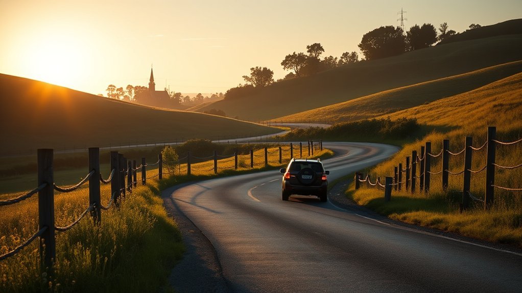 Can You Drive to Prt: Best Routes & Travel Tips scenic rural road on a drive toward Port Aransas Texas