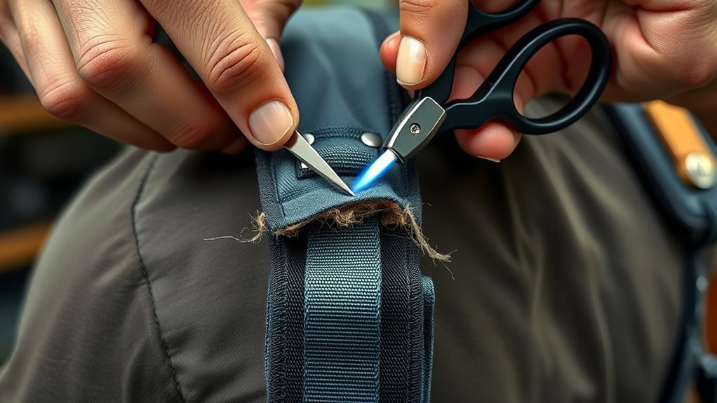 Fix Backpack Strap That Slips Off When On One S...: Everything You Need to Know safely cutting and sealing a nylon backpack strap end