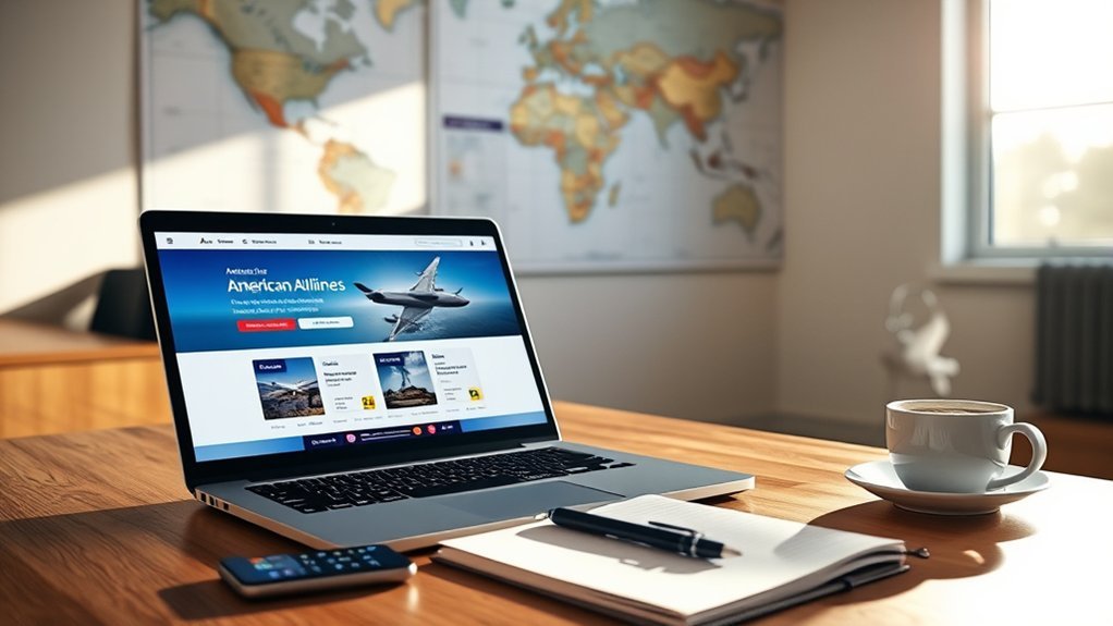 How to Book With American Airlines: Tips & Best Deals Traveler booking an American Airlines flight online