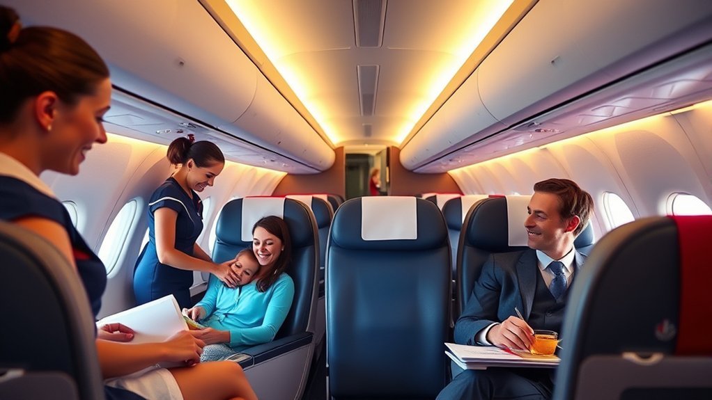 Air Serbia cabin service in Economy and Business Class