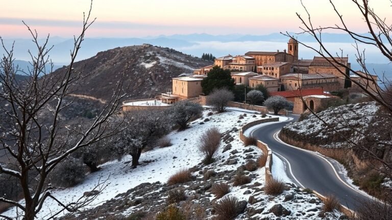 sicily s rare snowfall events
