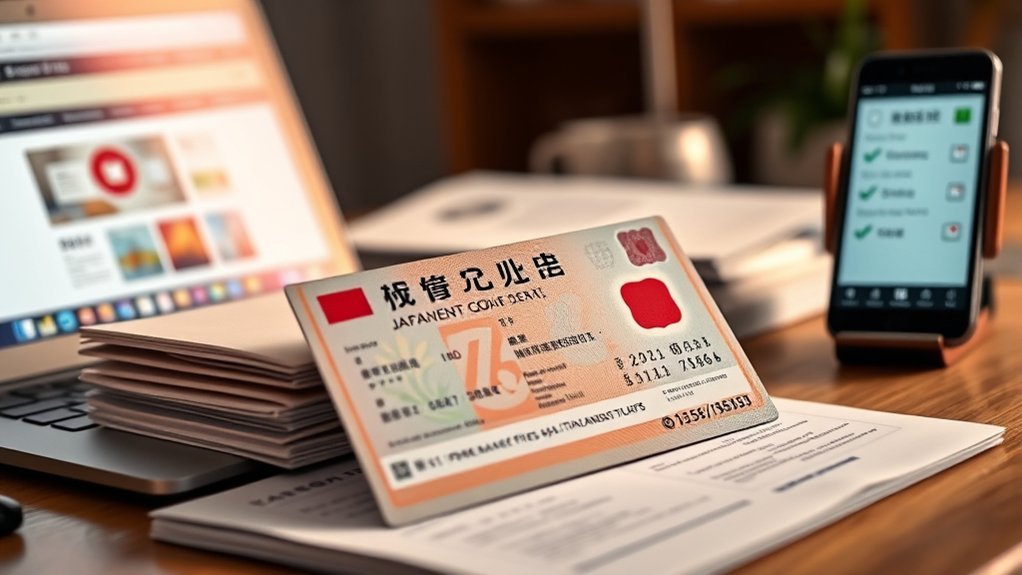 Preparing court and immigration documents before entering Japan