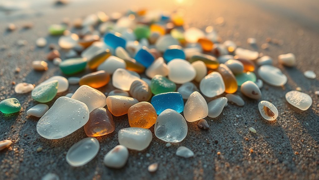 Beah Glaces: Everything You Need to Know Smooth frosted beach glass in common and uncommon colors