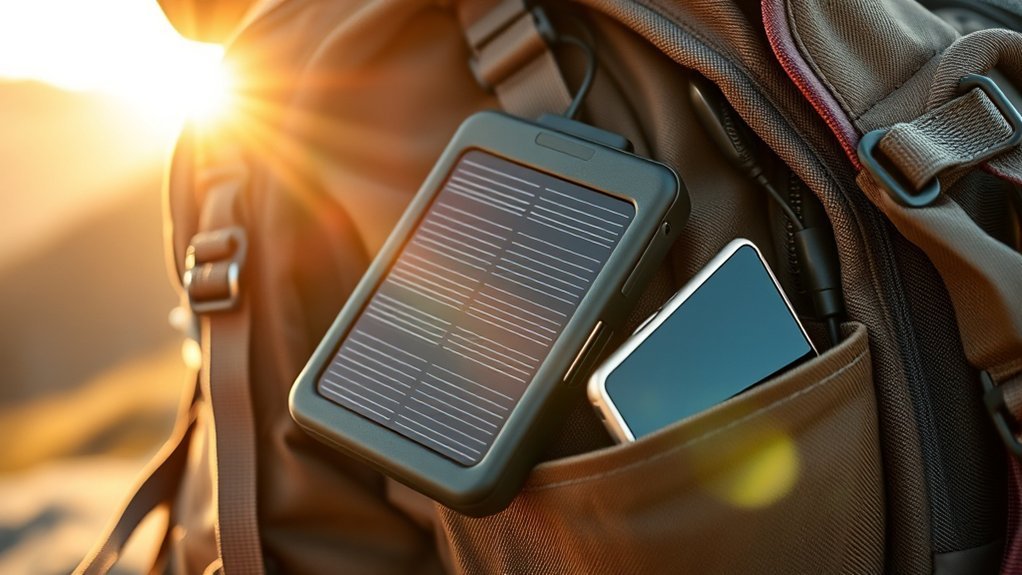 Portable Charger Solar Charge Power Bank Backpa...: Everything You Need to Know solar charger power bank converting sunlight into stored USB power