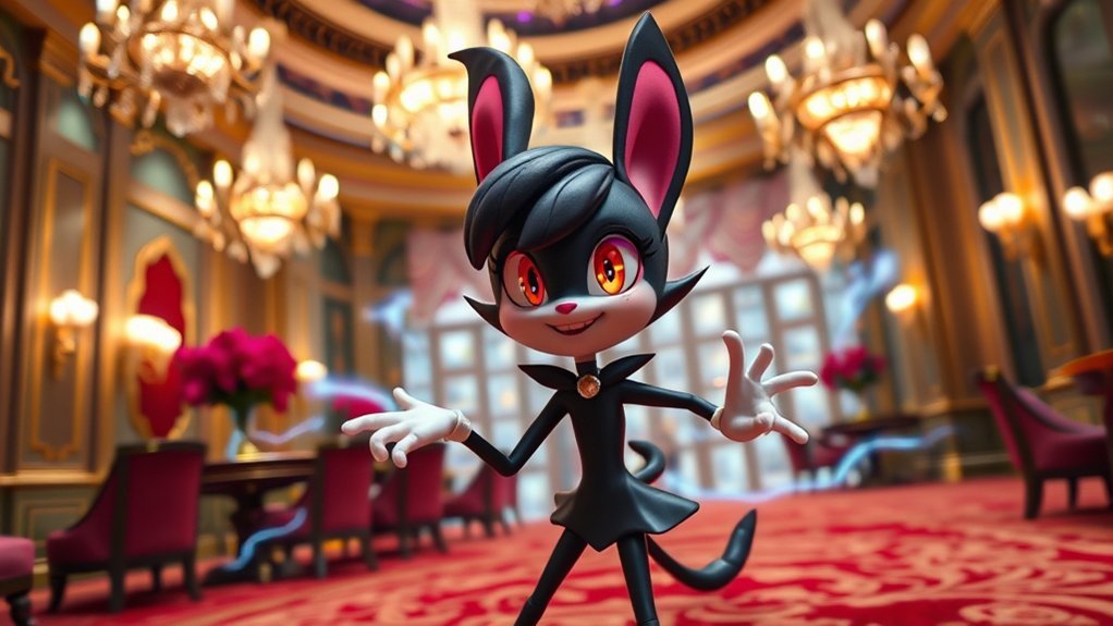 Hazbin Hotel Niffty Nin Boyu Kac Cm: Complete Hotel Guide Niffty rapidly cleaning and handling pests at the Hazbin Hotel