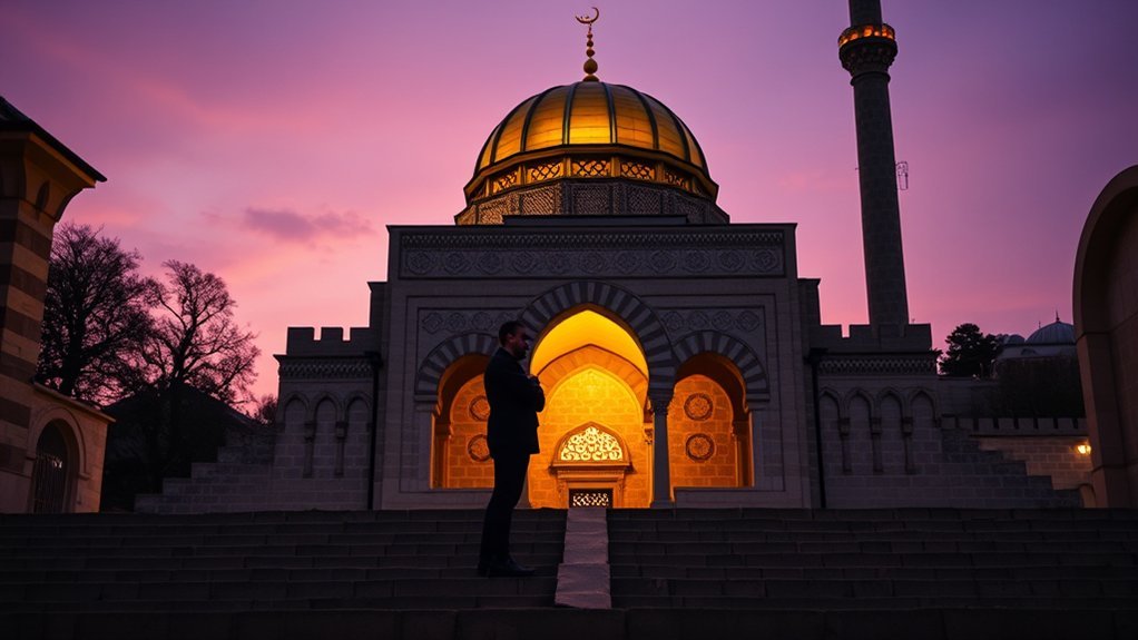 Eyüp Sultan Mosque courtyard