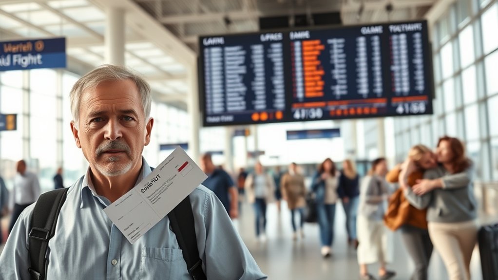 Person organizing child support payment schedules and travel documents