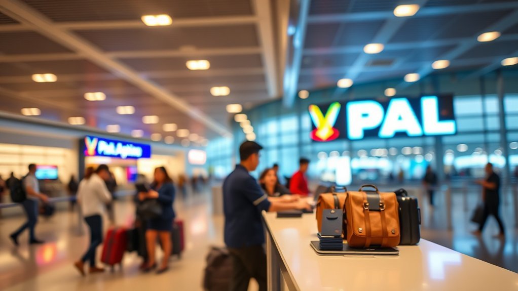 Philippine Airlines: Complete Travel Guide & Tips Passenger completing Philippine Airlines check-in at an airport counter