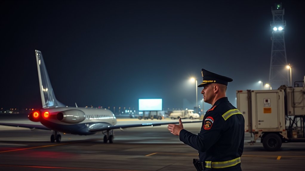 Essential Air Service aircraft providing subsidized flights to a small community