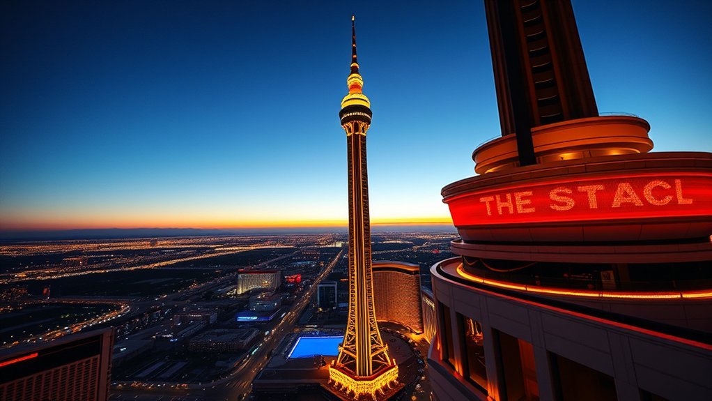 How Tall Is Tge Statisphere In.Las Vegas: Everything You Need to Know STRAT Tower thrill rides above Las Vegas